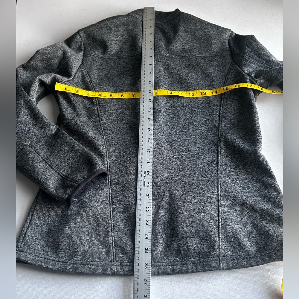 Eddie Bauer Women's Storm Repel Full Zip Jacket Dark Heather Grey Size Small - Picture 11 of 13